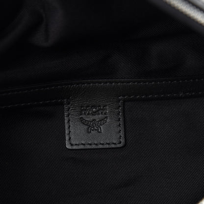 MCM Visetos Small Stark Belt Bag Black 8 of 10