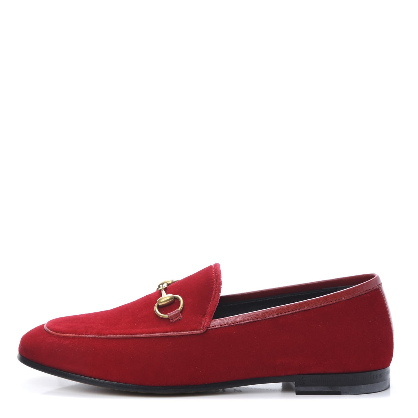 Velvet Horsebit Womens Jordaan Loafers 35 Hibiscus Red