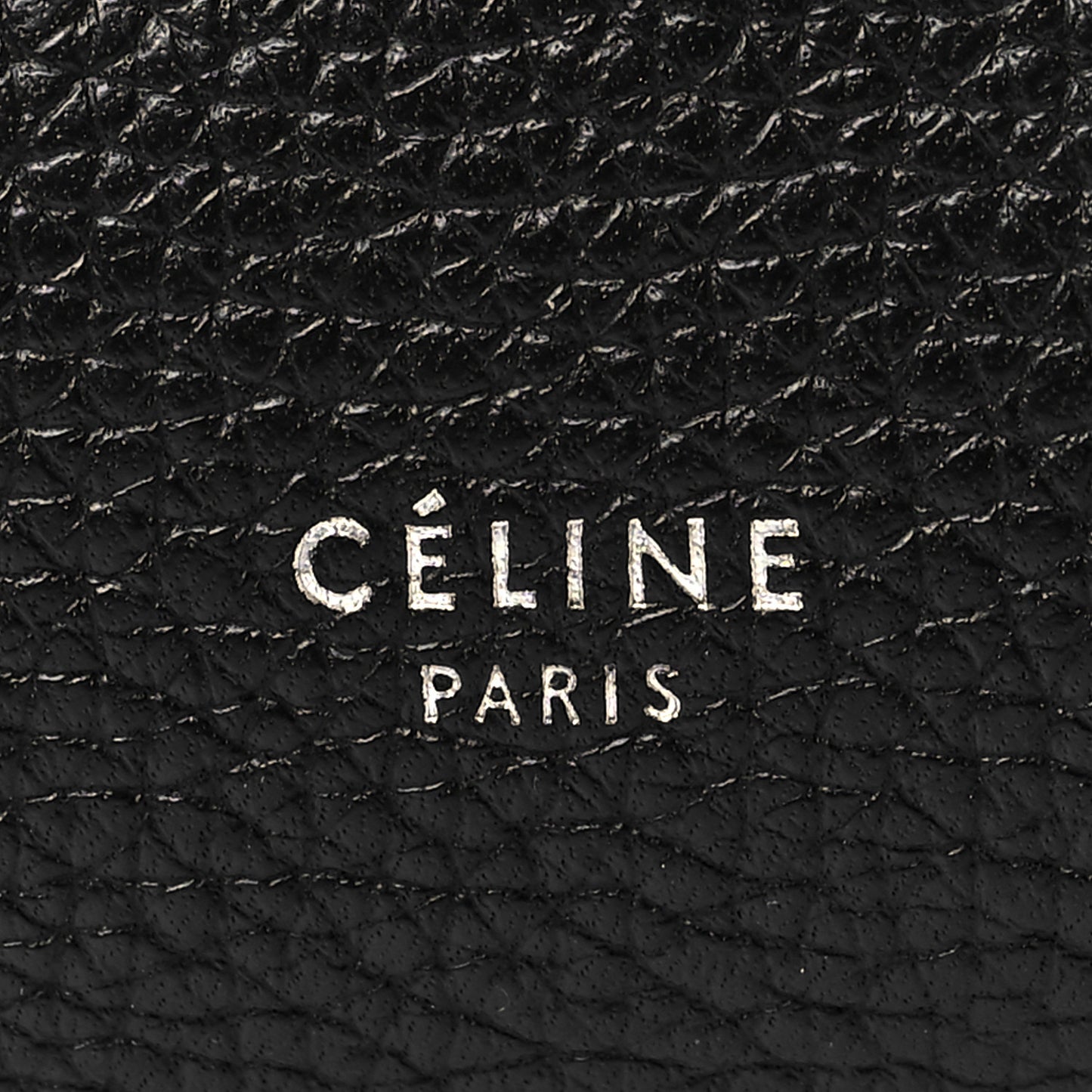 Supple Grained Calfskin Small Long Strap Big Bag Black
