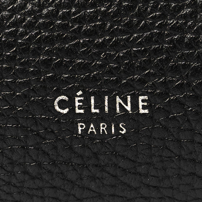 Celine Supple Grained Calfskin Small Long Strap Big Bag Black 7 of 8