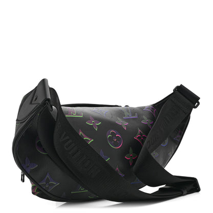Louis Vuitton Calfskin Monogram Spotlight Comet Bumbag Black Borealis 3 of 9
