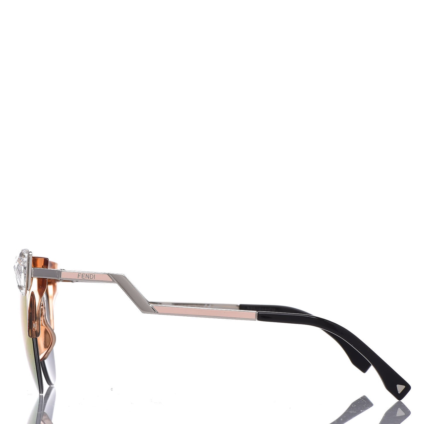Iridia Cat Eye Sunglasses FF 0041/S Translucent Peach