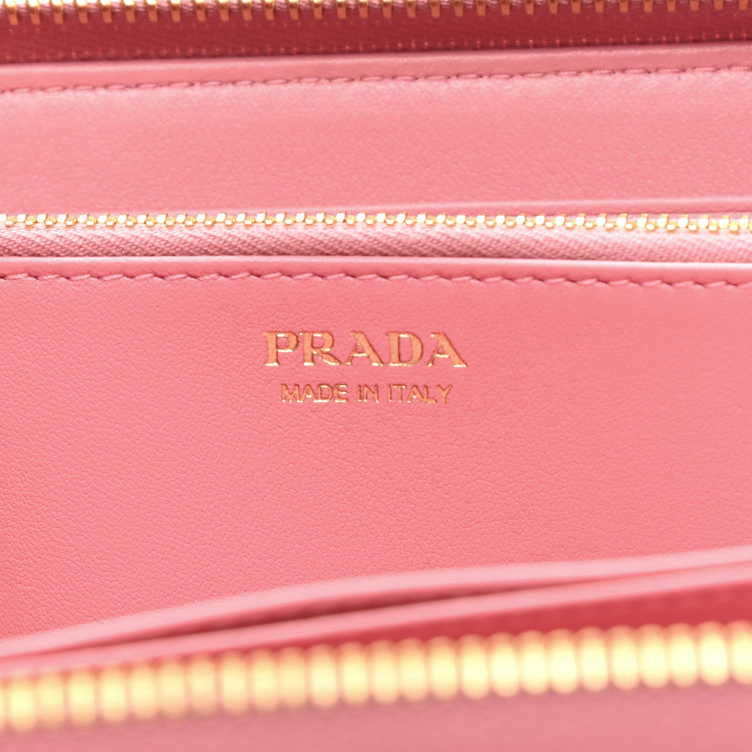Prada Vitello Move Zip Around Wallet Petalo 6 of 9