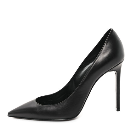 Saint Laurent Calfskin Zoe 105 Pumps 38.5 Black 1 of 10