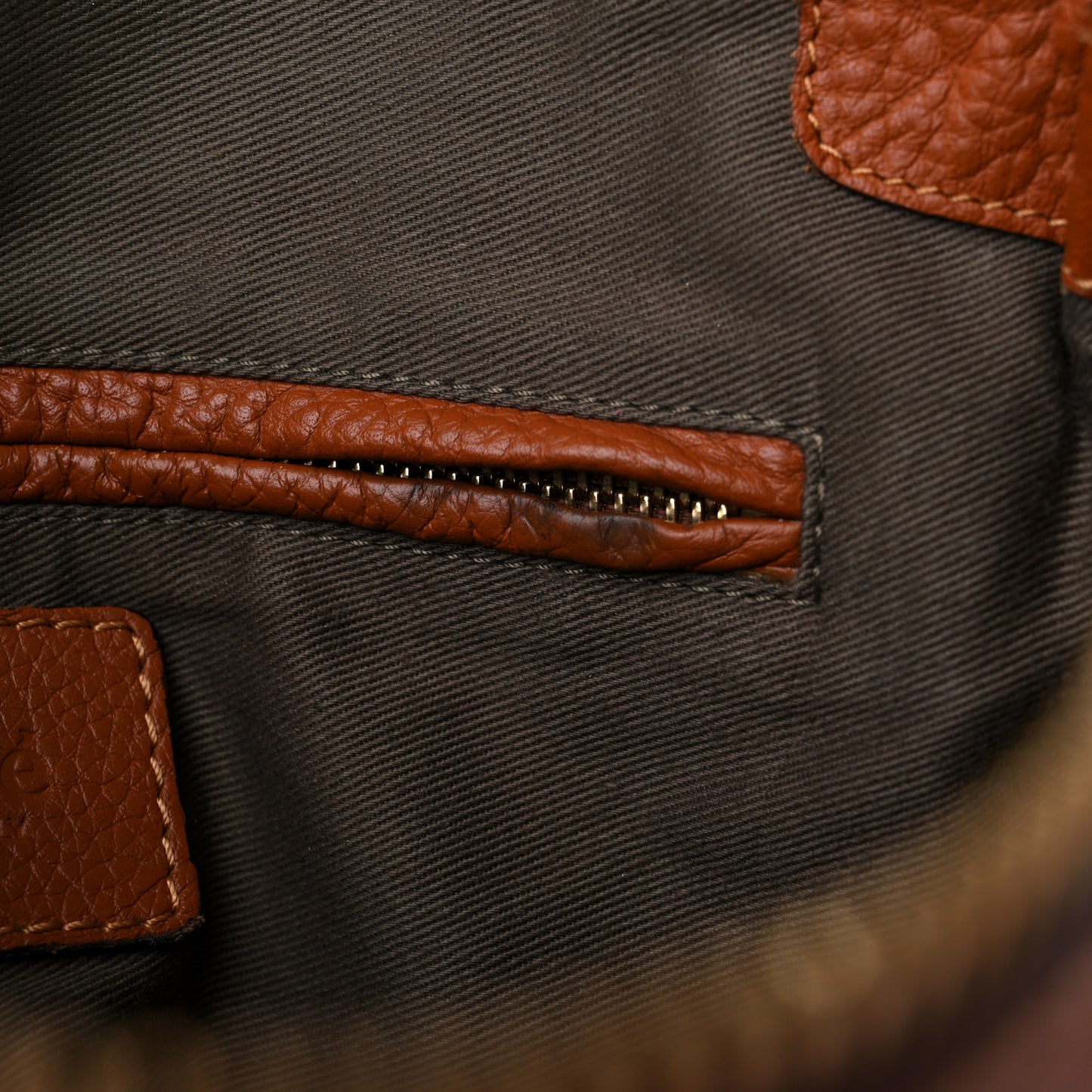 Calfskin Small Marcie Satchel Tan