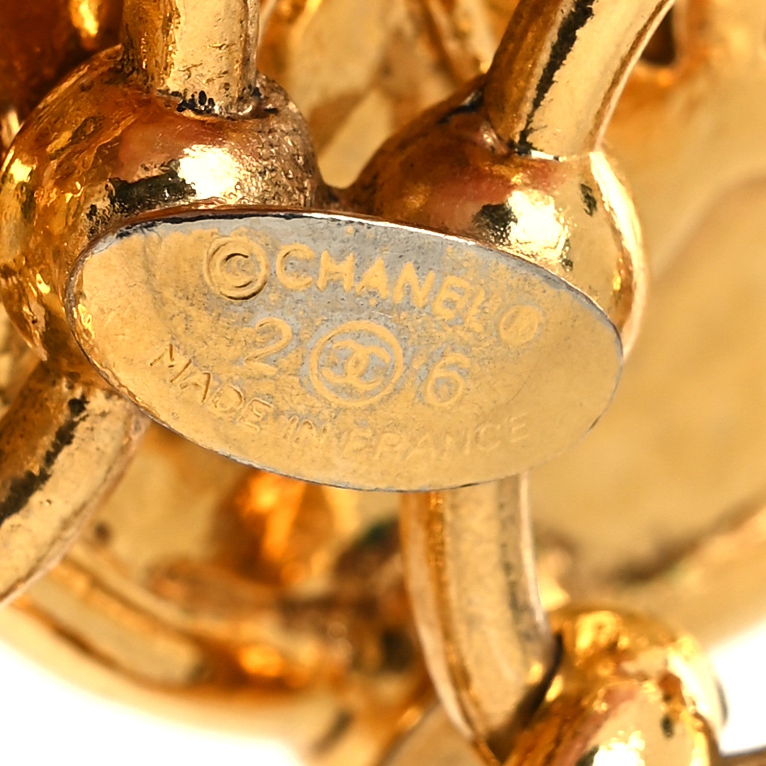 Chanel CC Medallion Chain Bracelet Gold 5 of 5