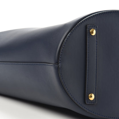 Burberry Supple Calfskin Medium Bucket Mid Indigo 8 of 15
