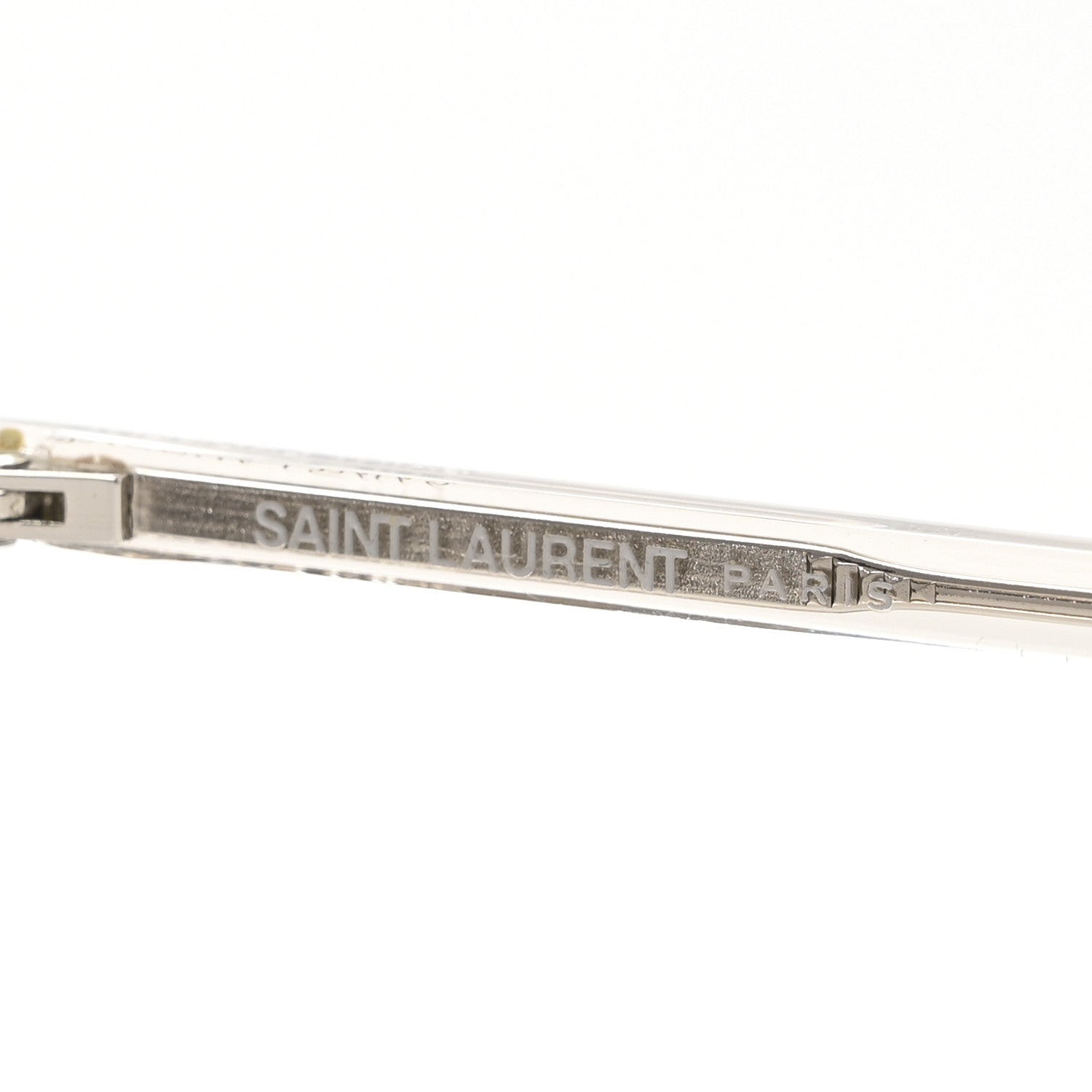 Saint Laurent Acetate Thin Pilot Sunglasses SE 667 Transparent 5 of 9