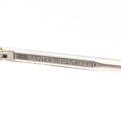 Saint Laurent Acetate Thin Pilot Sunglasses SE 667 Transparent 5 of 9