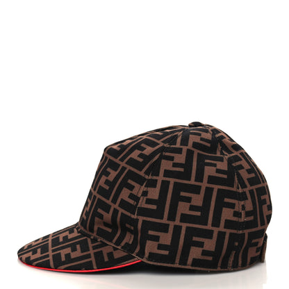 Fendi Canvas FF Reloaded Baseball Hat Tobacco Red 4 of 8