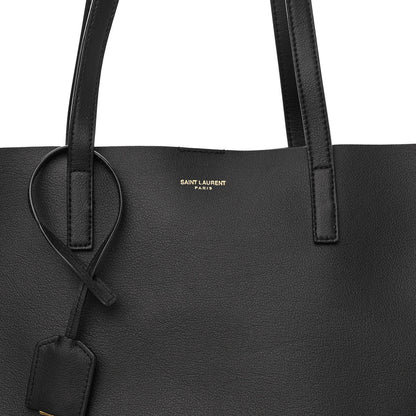 Saint Laurent Calfskin Large Shopping Tote Black 7 of 9