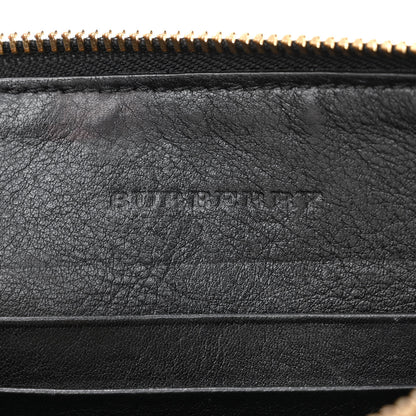 Burberry House Check Derby Peyton Crossbody Clutch Bag Black 7 of 16