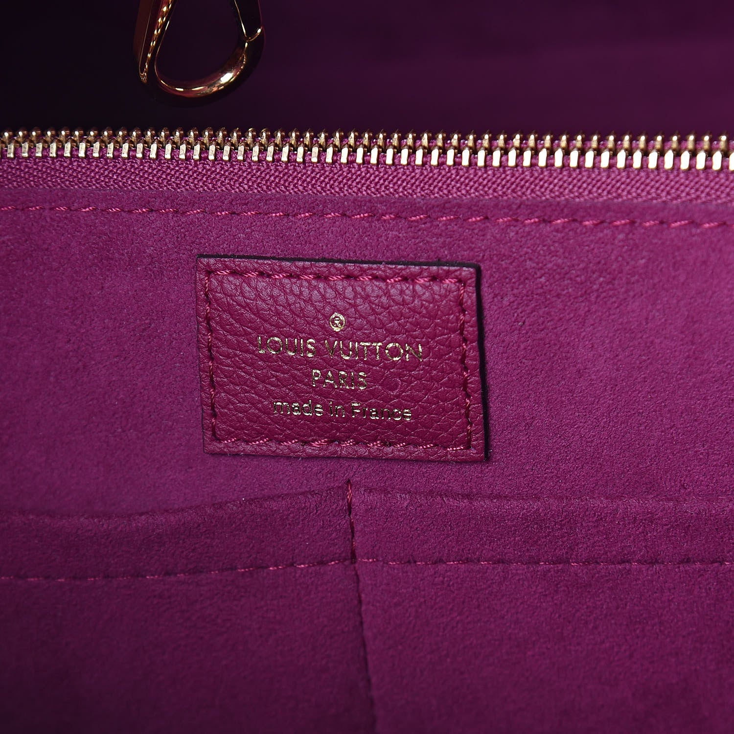 Louis Vuitton Calfskin Monogram Kimono Tote Grape 6 of 9