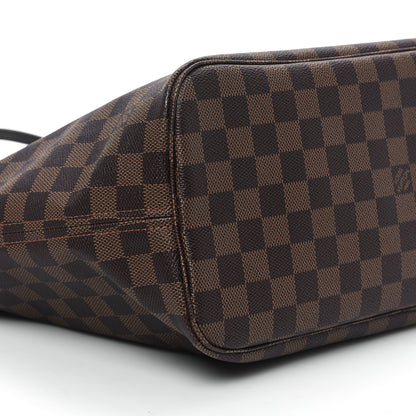 Louis Vuitton Damier Ebene Neo Neverfull MM Rose Ballerine 10 of 13