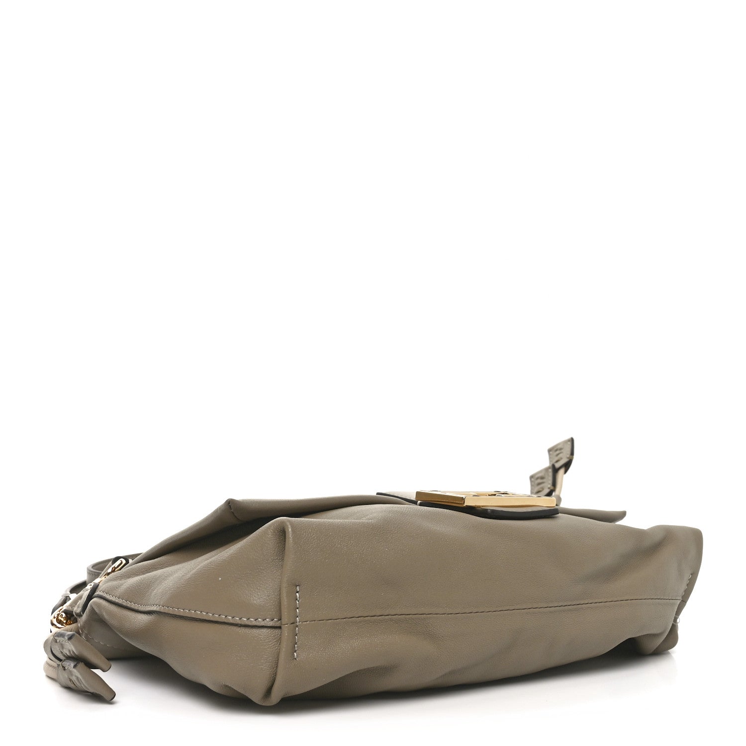 Fendi Nappa Medium Mamma Baguette Dove Gray 4 of 10