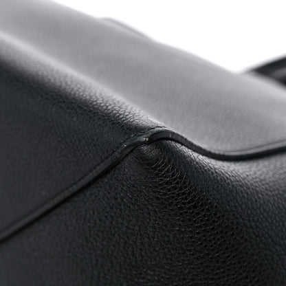 Celine Soft Grained Calfskin Small Belt Cabas Phantom Black 9 of 13