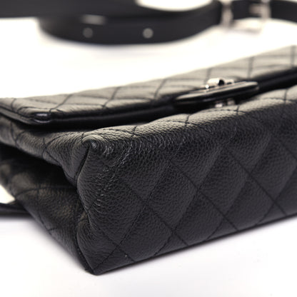 Chanel Grained Calfskin Quilted 2.55 Reissue Flap Belt Bag Clutch Black 6 of 14