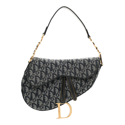 Christian Dior Monogram Saddle Bag Blue 1 of 13