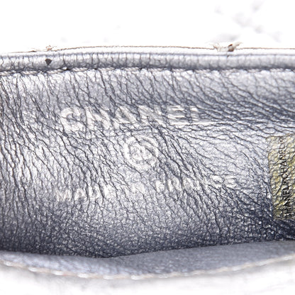 Chanel Metallic Aged Calfskin Quilted 2.55 Reissue Phone Case Silver 8 of 9