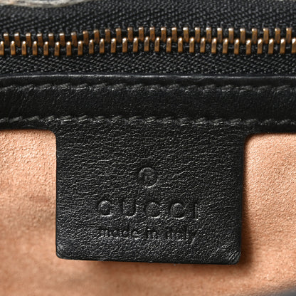 Gucci Calfskin Matelasse Small GG Marmont Shoulder Bag Black 6 of 10