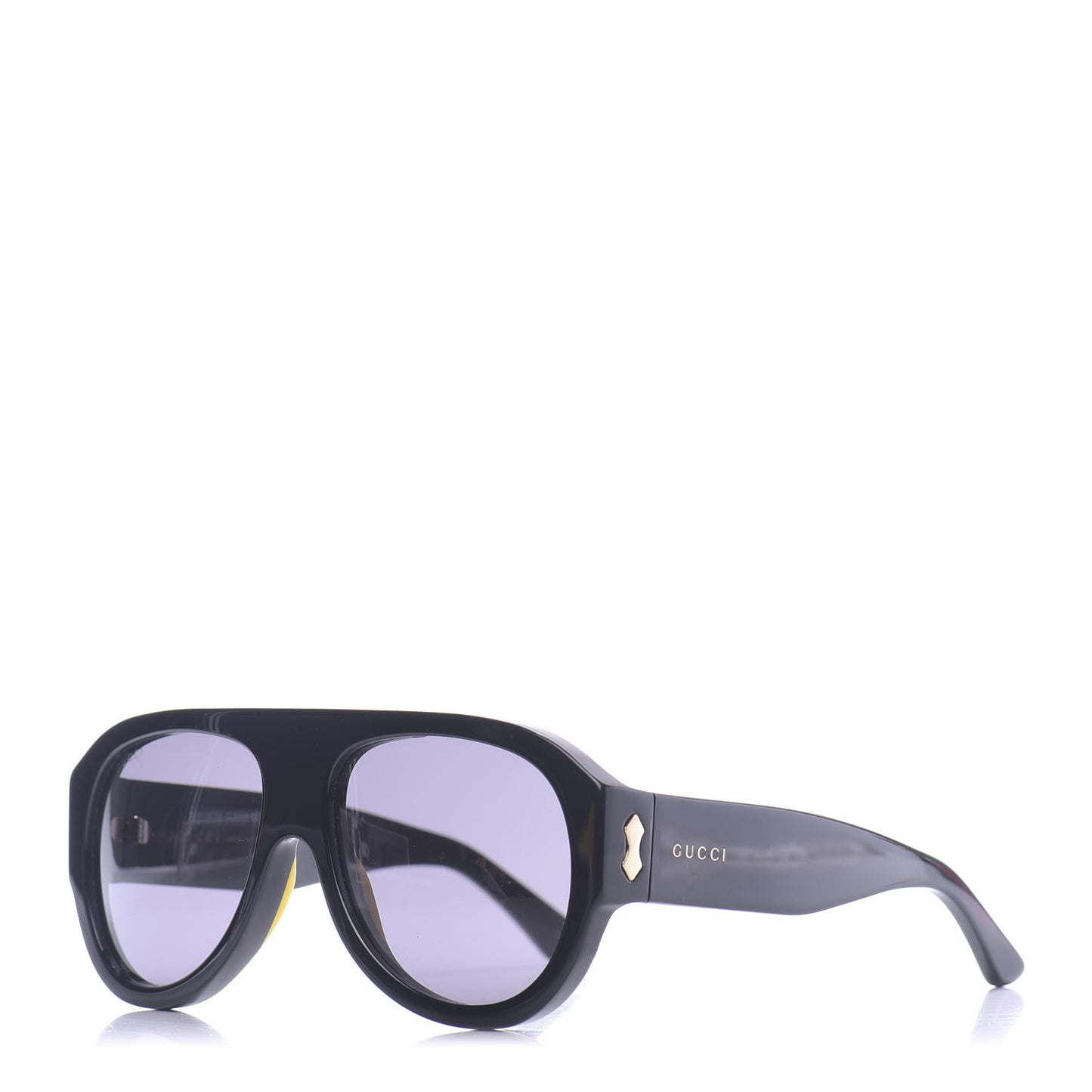Acetate Aviator Sunglasses GG0668S Black