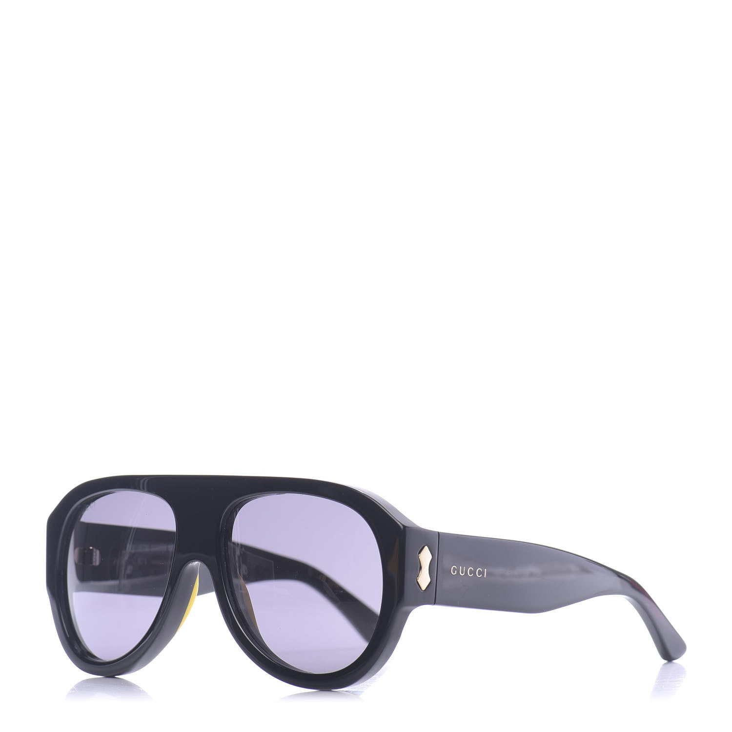 Gucci Acetate Aviator Sunglasses GG0668S Black 1 of 11