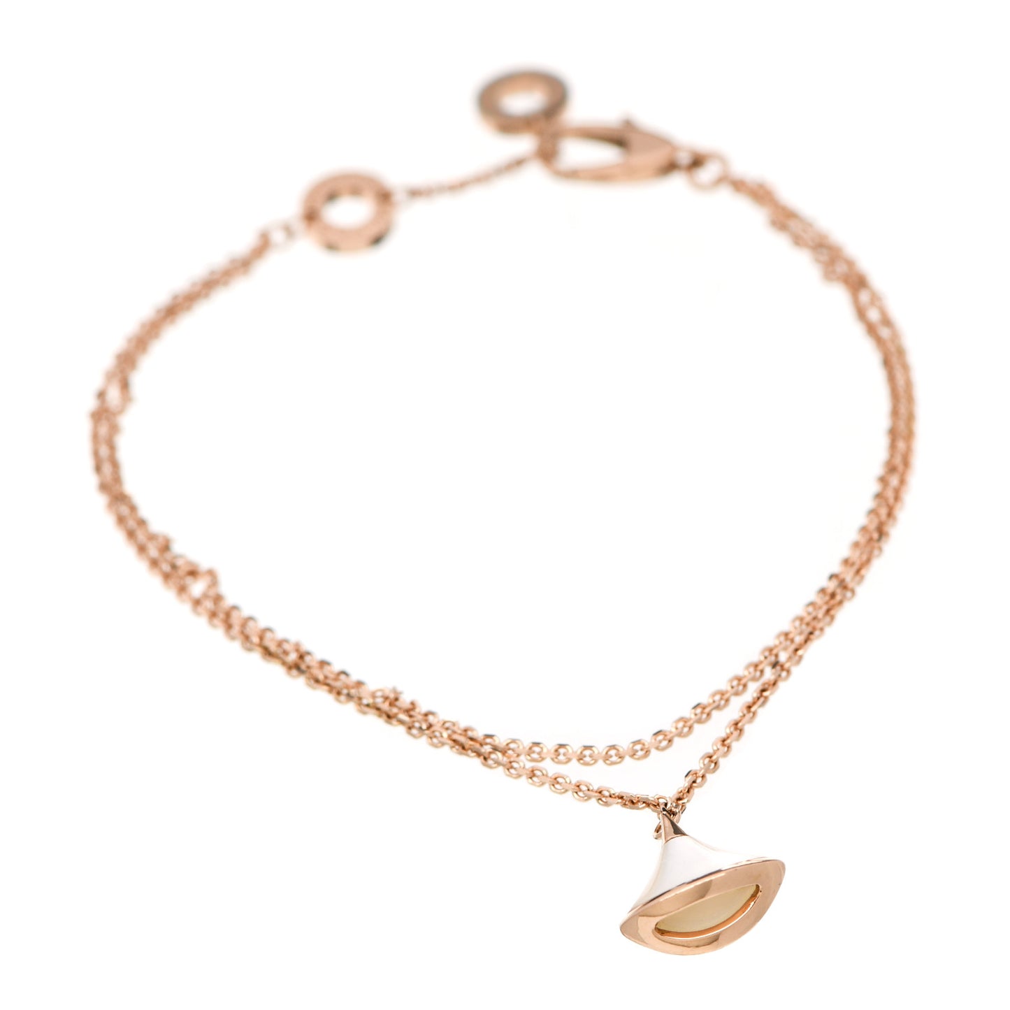 18K Rose Gold Mother of Pearl Divas' Dream Bracelet SM