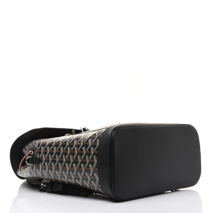 Goyard Goyardine Calfskin Alpin MM Backpack Black 3 of 15