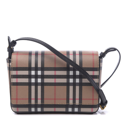 Burberry House Check Tartan Mix Hampshire Crossbody 1 of 9