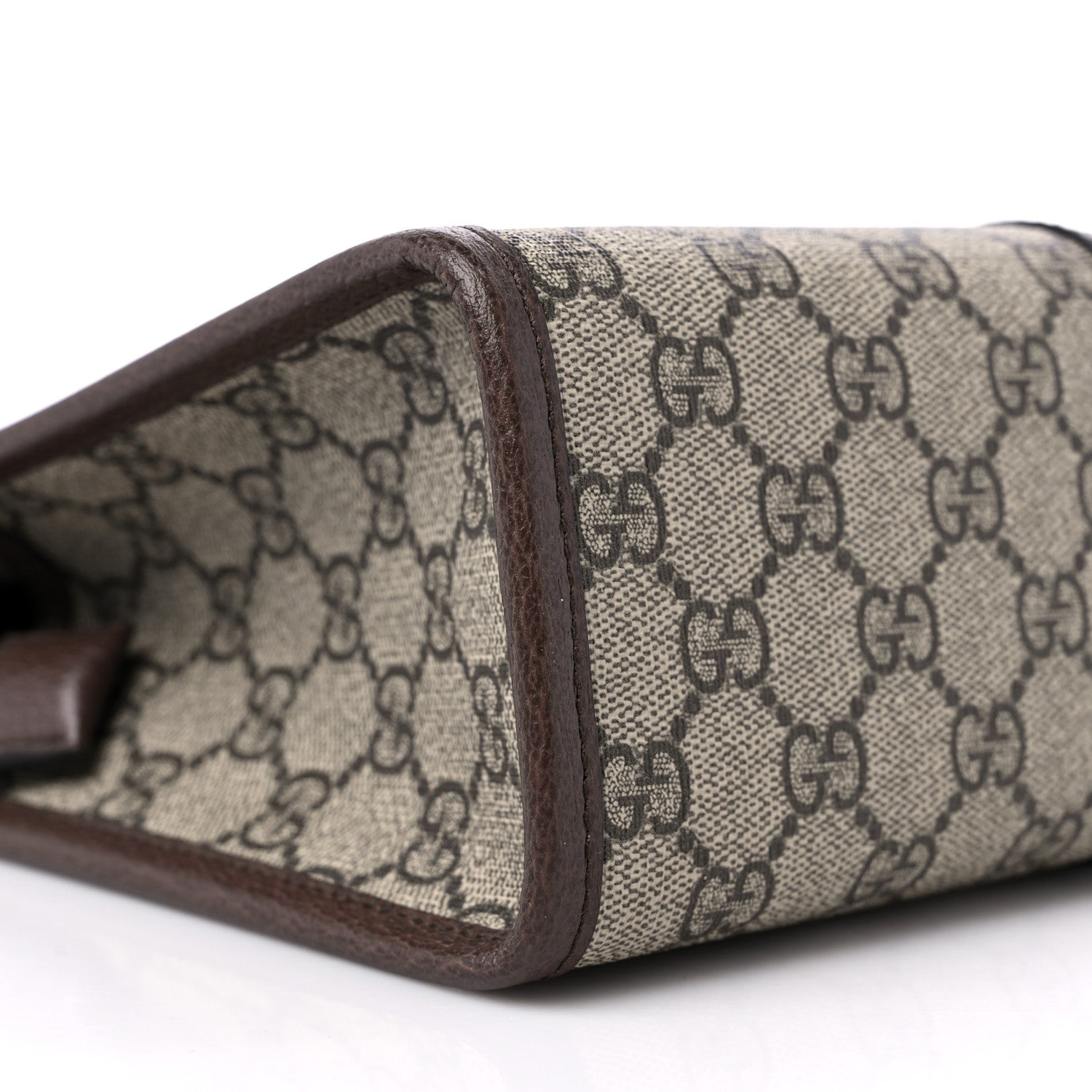 Gucci GG Supreme Monogram Web Ophidia GG Toiletry Case Beige New Acero 8 of 9