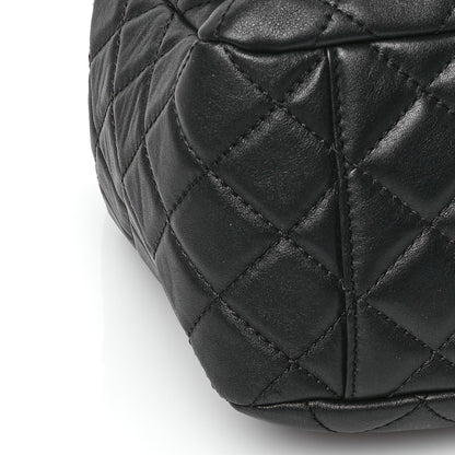 Chanel Calfskin Quilted Small XXL Travel Flap Bag Black 9 of 10