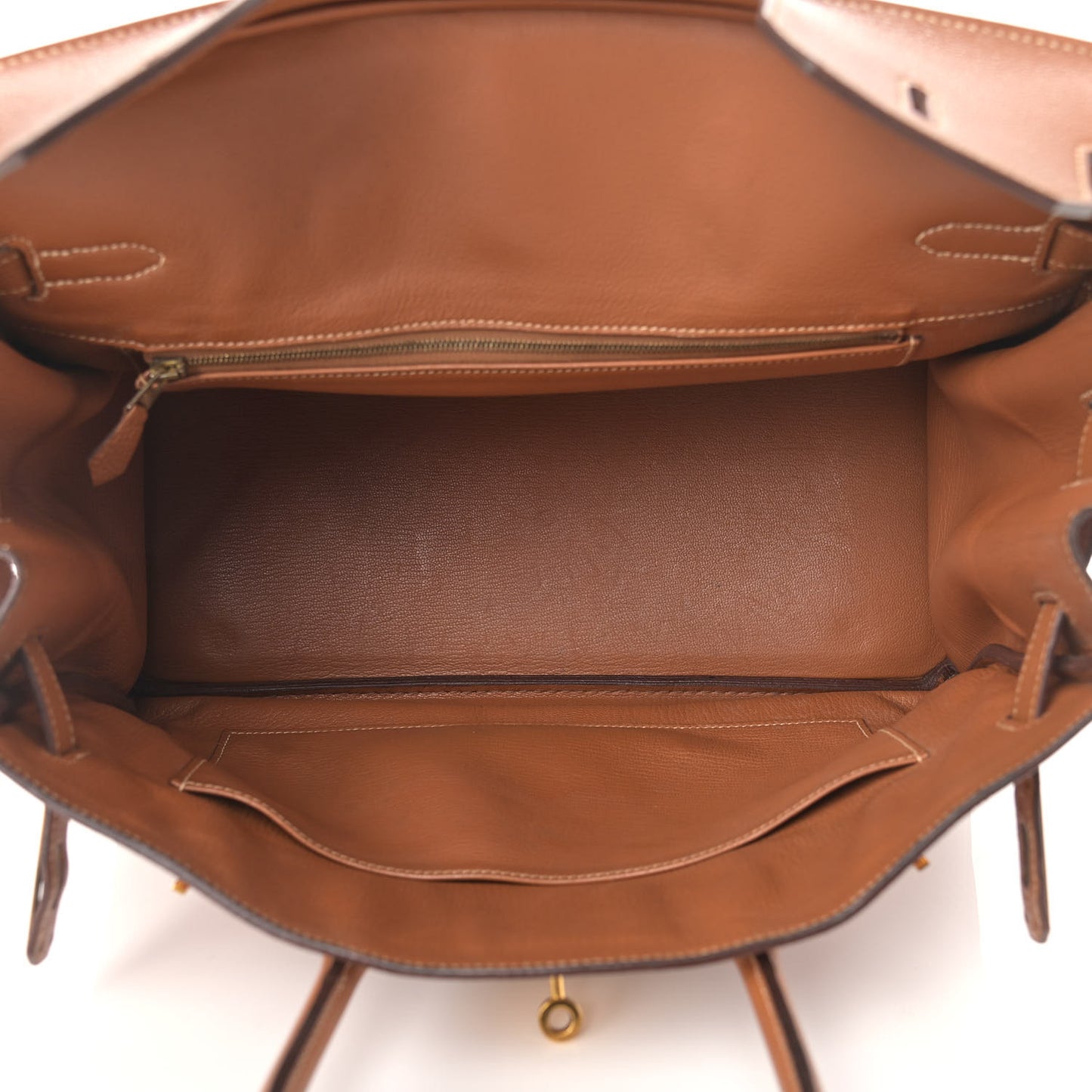Taurillon Clemence Birkin 35 Gold