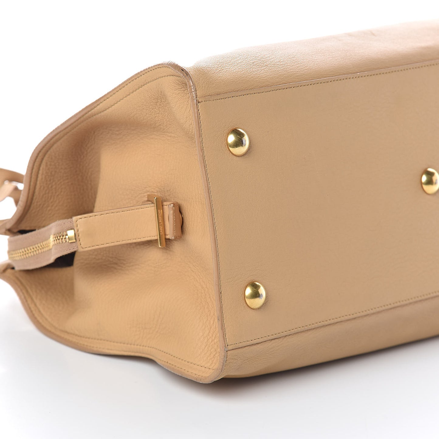 Calfskin Medium Classic Y Cabas Light Beige