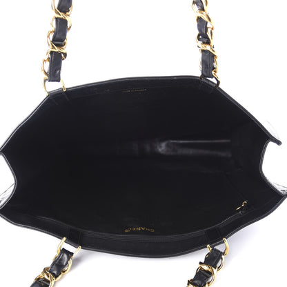 Chanel Lambskin CC Tote Black 5 of 11