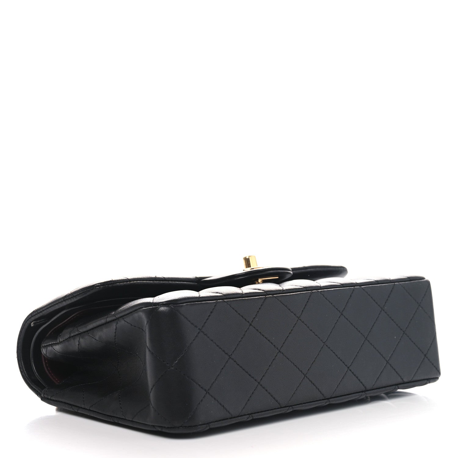 Chanel Lambskin Quilted Small Double Flap Black 4 of 10