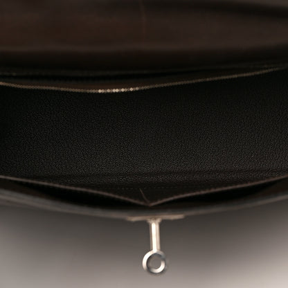 Hermes Box Kelly Retourne 32 Chocolate 5 of 9