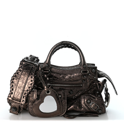 Balenciaga Metallic Agneau Arena Neo Cagole City Dark Bronze 3 of 14