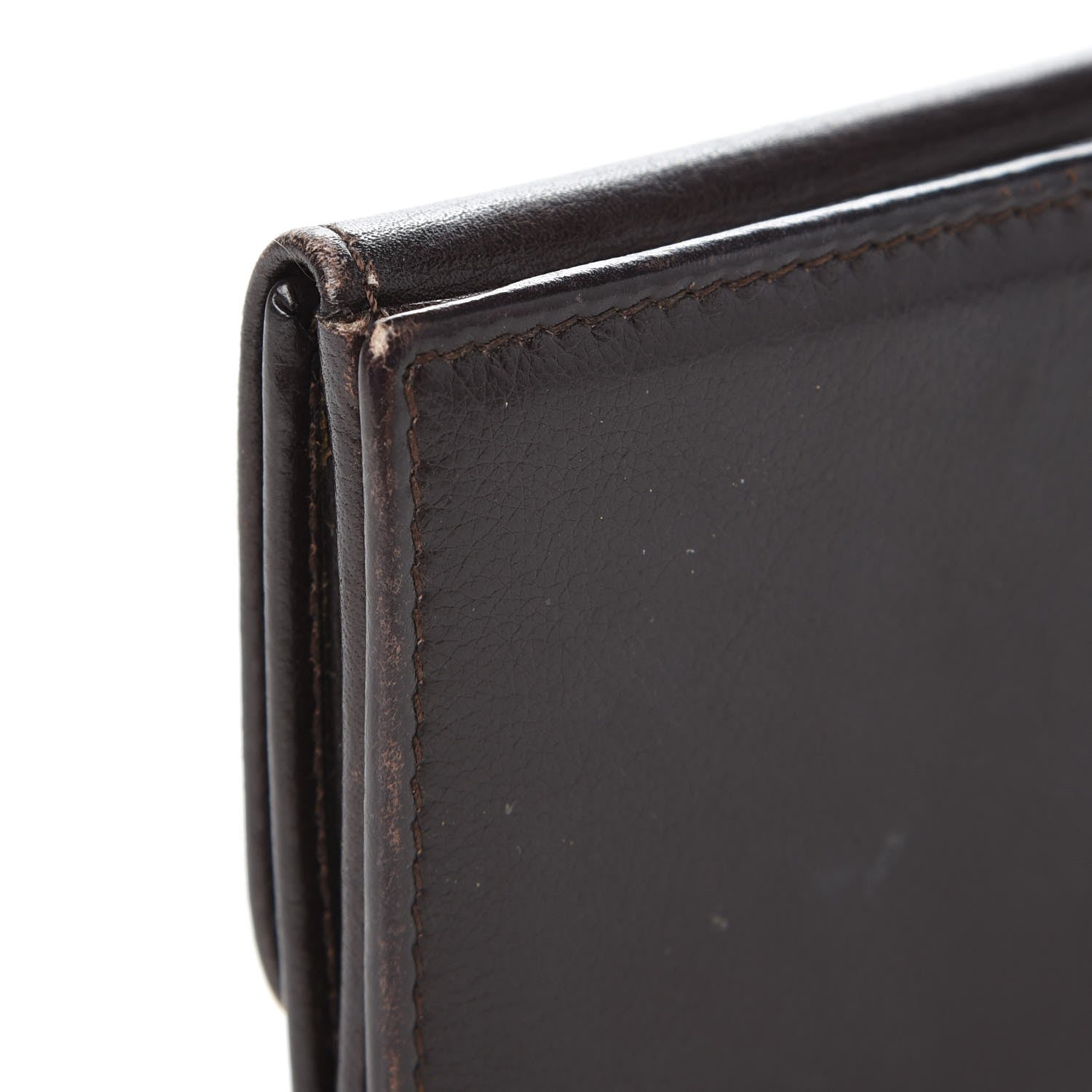 Gucci Calfskin Bamboo Continental Wallet Brown 13 of 16