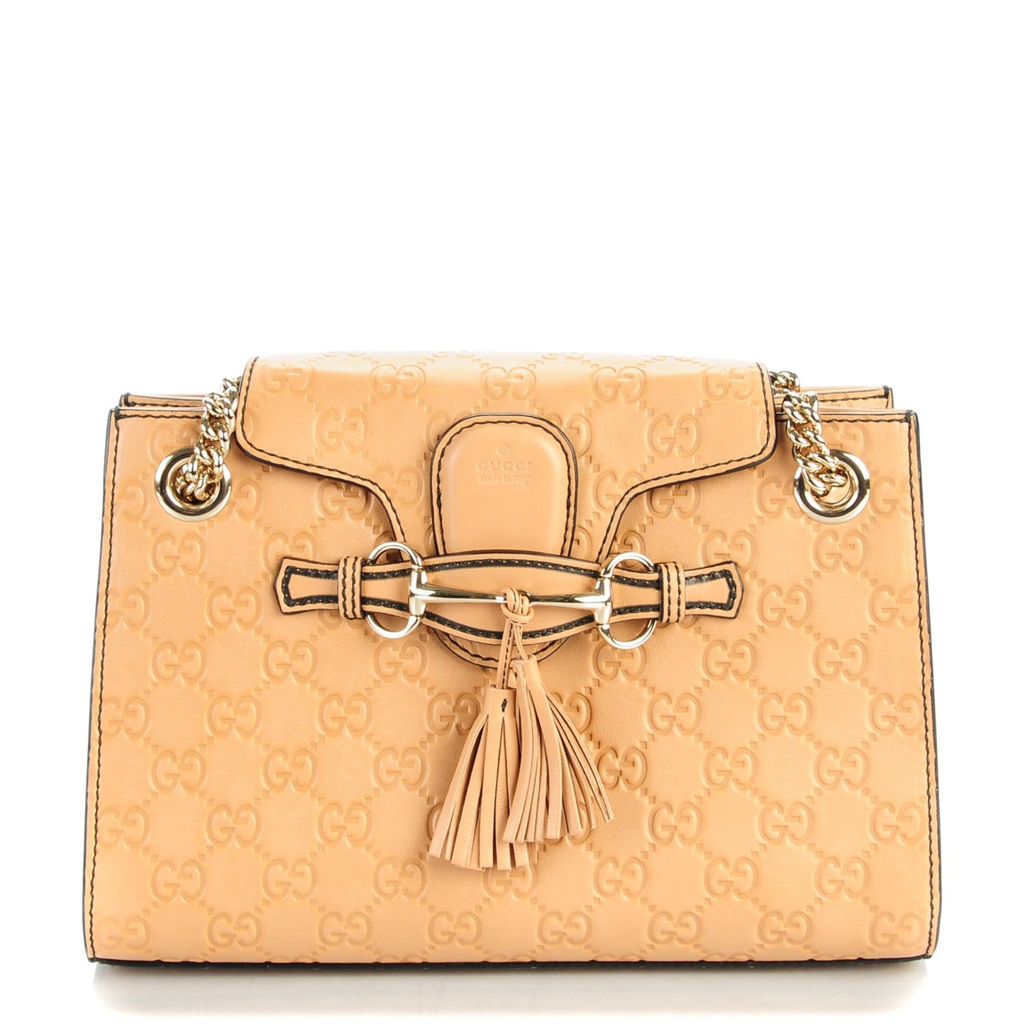 Guccissima Small Emily Chain Shoulder Bag Camelia