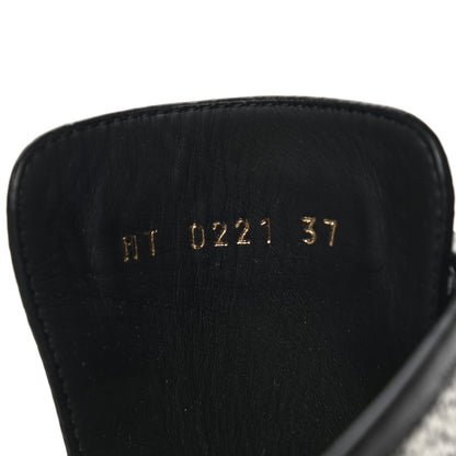 Christian Dior Calfskin Technical Fabric D-Major Ankle Boots 37 Black White 8 of 8