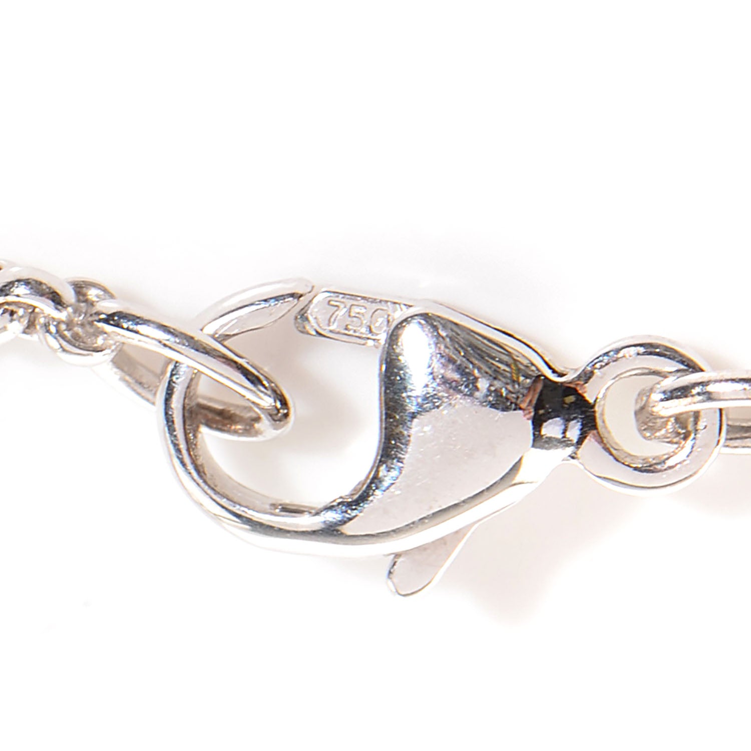 Chopard 18K White Gold Chopardissimo Pendant Necklace 5 of 6