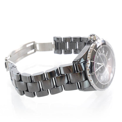 Chanel Stainless Steel Ceramic 38mm J12 Automatic Watch Black 3 of 6