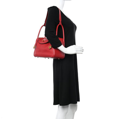 Hermes Taurillon Clemence Lindy 26 Rouge Casaque 3 of 10