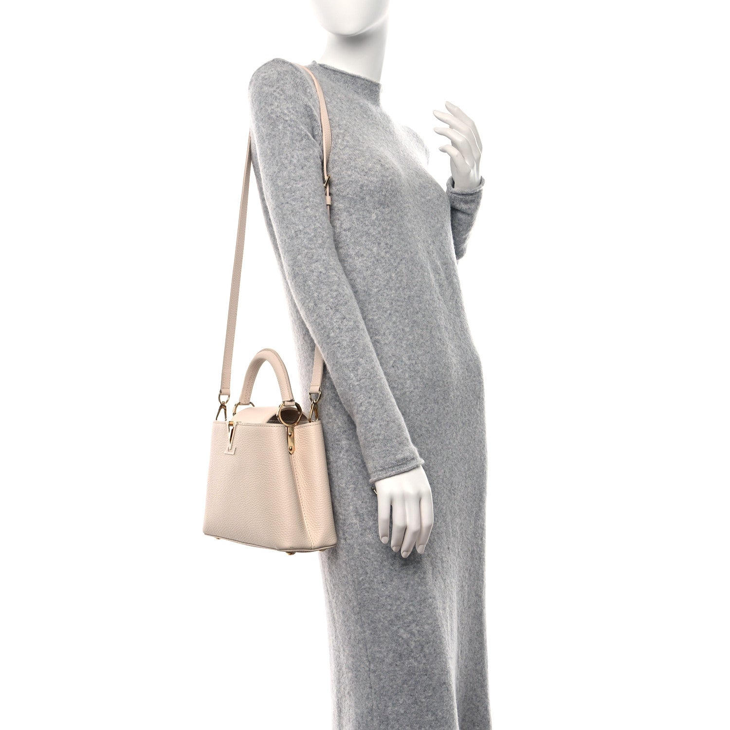 Louis Vuitton Taurillon Capucines BB 3 of 12