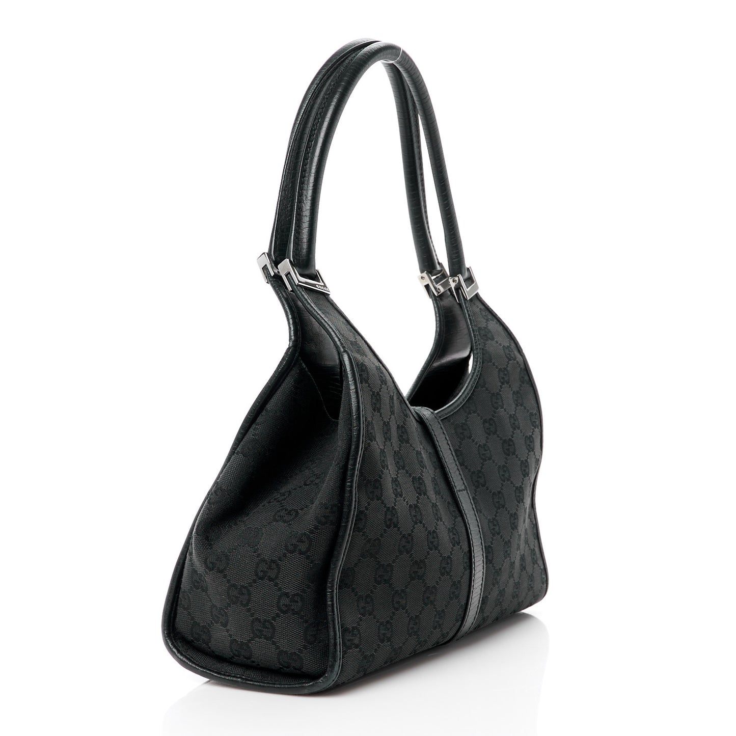 Monogram Jackie Shoulder Bag Black