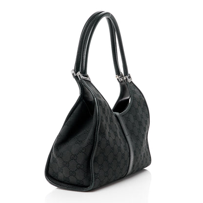 Gucci Monogram Jackie Shoulder Bag Black 3 of 10