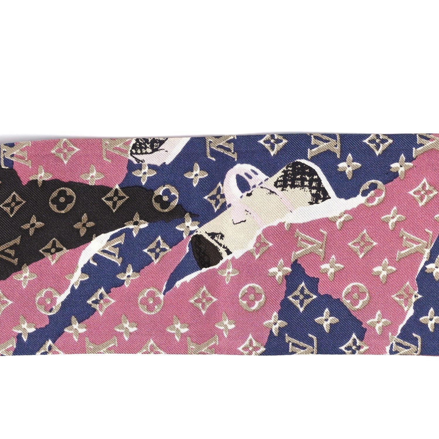 Louis Vuitton Silk Monogram Wallpaper Bandeau 3 of 3
