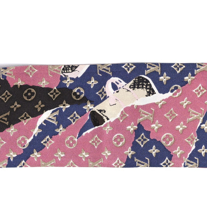 Louis Vuitton Silk Monogram Wallpaper Bandeau 3 of 3