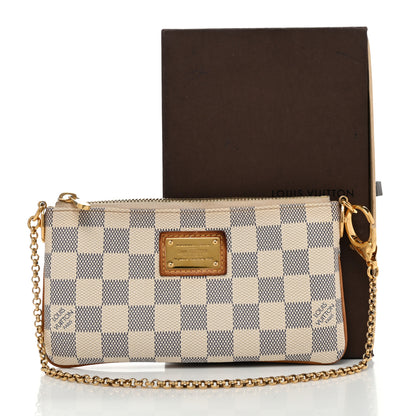 Louis Vuitton Damier Azur Pochette Milla MM 8 of 8