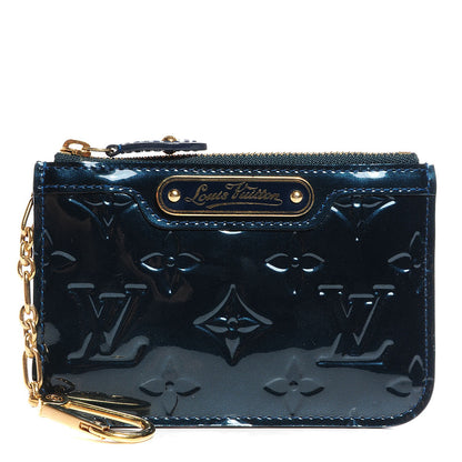 Louis Vuitton Vernis Key Pouch Blue Nuit 1 of 7
